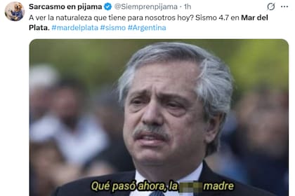 La reacción en las redes sociales ante el sismo en Mar del Plata
