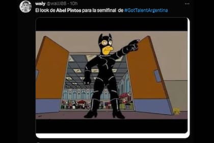 La reacción por el look de Abel Pintos en redes sociales no lo perdonaron (Captura Twitter)