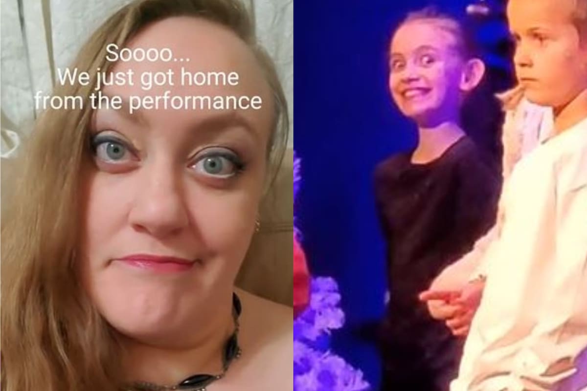 La reacción viral de una niña en un acto escolar en los Estados Unidos