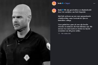La Real Federación Neerlandesa de Fútbol (KNVB) expresó su profunda consternación por el deceso de Dieperink