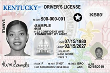 La Real ID en Kentucky se emite desde el 2019, cuando comenzó como un programa piloto