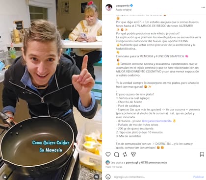 La receta que compartió la Peque Pareto para incluir huevo en tu dieta diaria