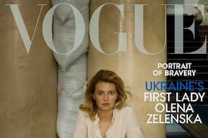 La reciente tapa de Vogue con la primera dama de Ucrania Olena Zelenska; su misión es ahora cuidar de las mujeres y niños que padecen la guerra