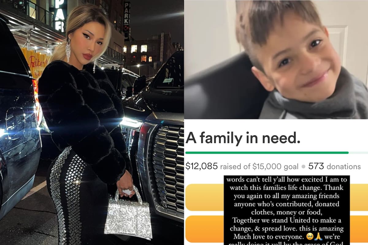 La reconocida modelo Victoria Vanna llevó adelante una iniciativa para ayudar a una familia hondureña que estaba viviendo en la calle