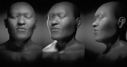 La reconstrucción del rostro de un joven minero egipcio que vivió hace 35.000 años
