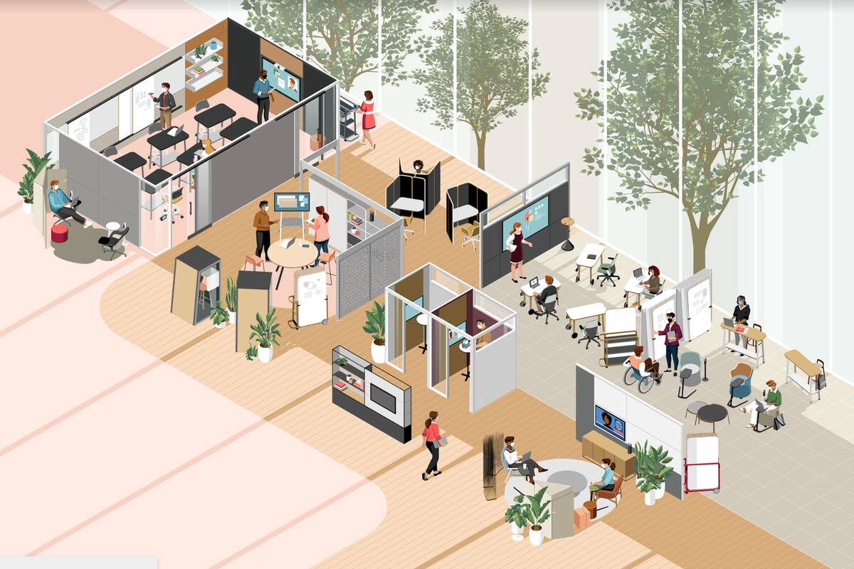 La reconversión del espacio de oficinas, una clave del mundo laboral pospandemia
Steelcase