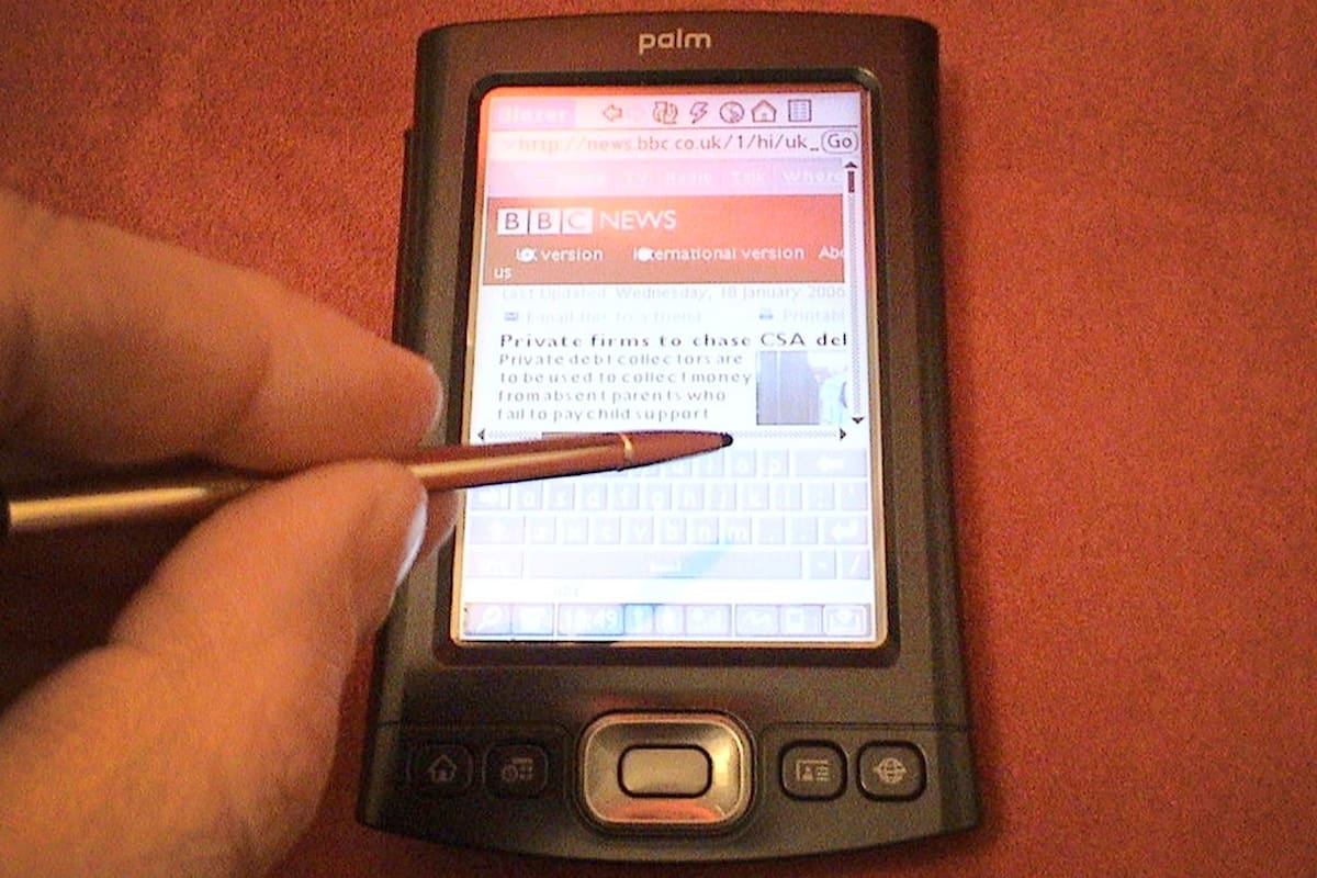 La recordada agenda Palm