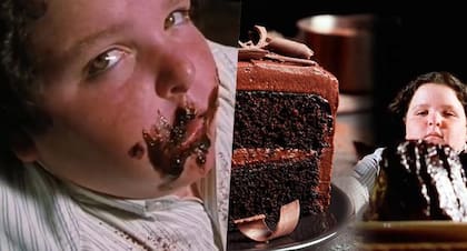 La recordada escena de la torta de chocolate comida por Bruce Bolaños (Jimmy Karz)