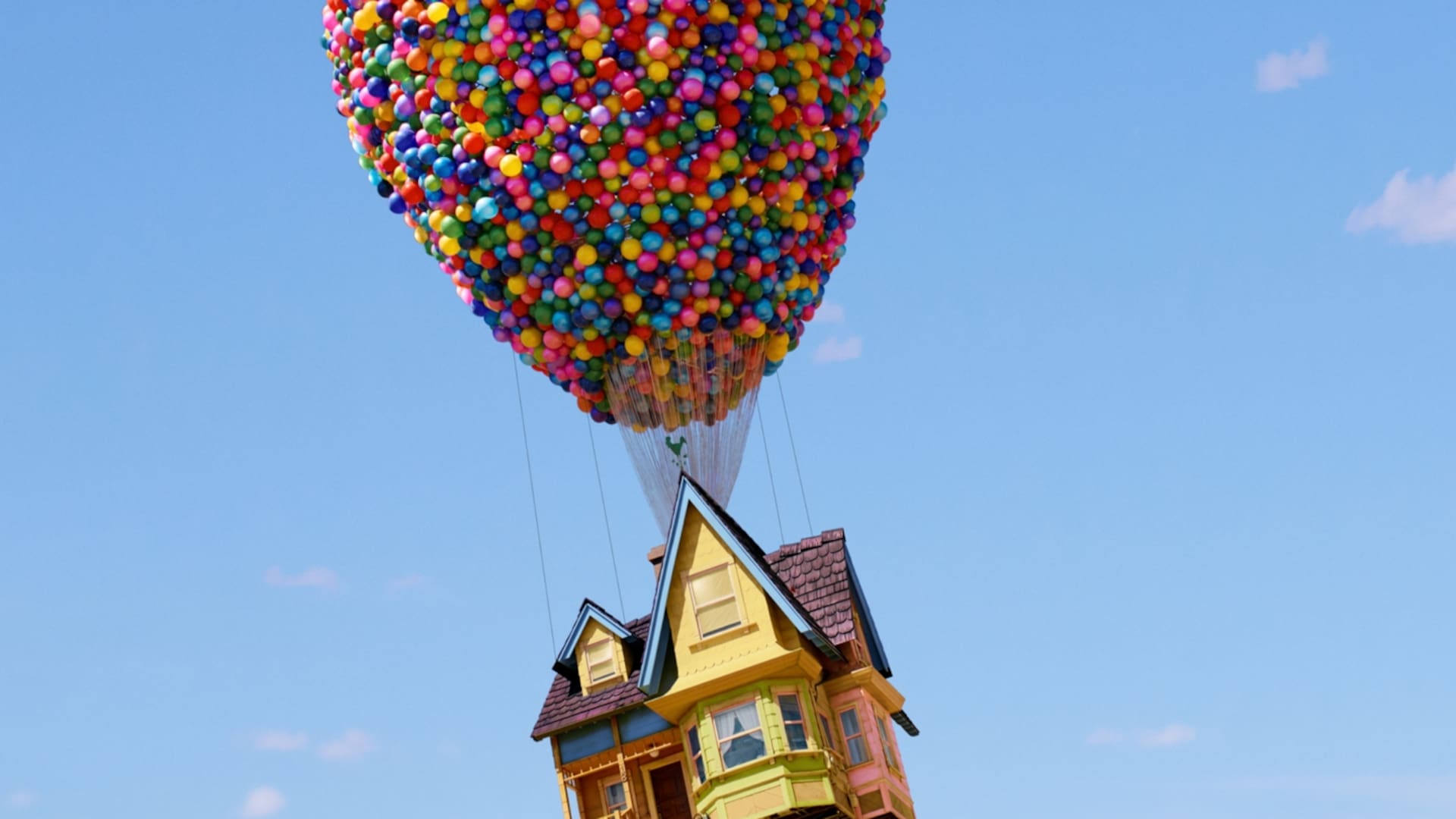 La recreada casa de la película "Up"