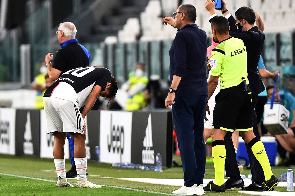 La recuperación de Paulo Dybala será entre 10 días y dos semanas por lo que peligra su participación en el cruce frente a Lyon por Champions League