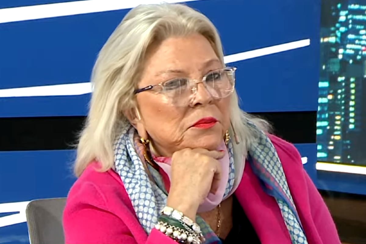 La referente de la Coalición Cívica ARI (CC ARI), Elisa Carrió, en Comunidad de Negocios por LN+