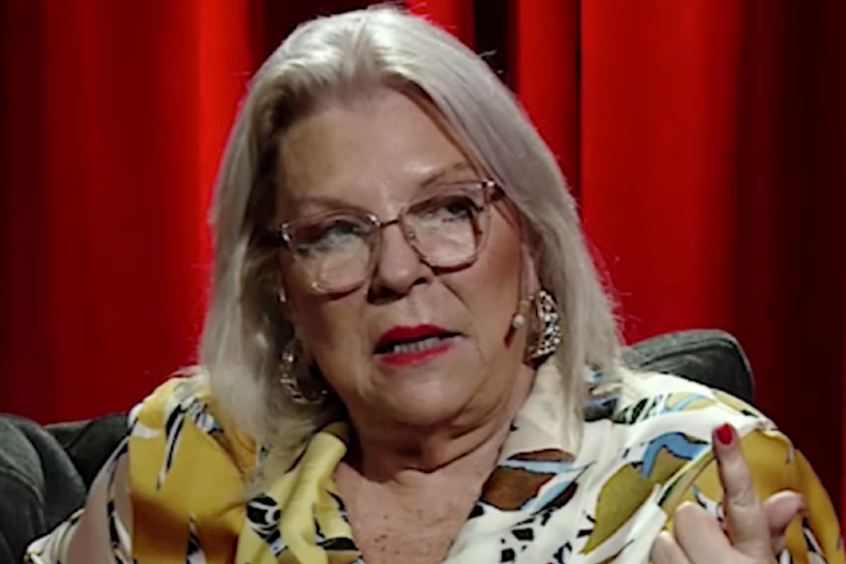 La referente de la Coalición Cívica ARI (CC ARI), Elisa Carrió, en +Entrevistas