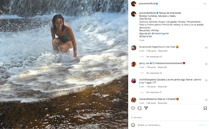 La reflexión de Juana Viale durante sus vacaciones (Foto: Instagram @juanavialeoficial)