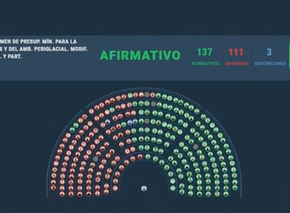 La reforma obtuvo 137 votos positivos contra 111 negativos.