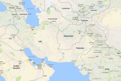 La región de Oriente Medio, en cuyo centro se localiza Afganistán. Fuente: Agencia EFE.