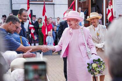 La reina Margarita de Dinamarca, en julio pasado