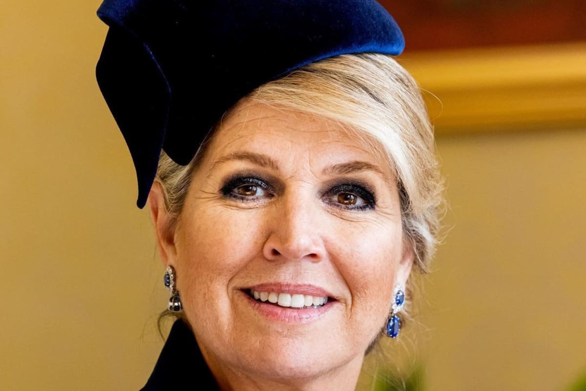 La reina Máxima compartió un almuerzo con el rey Guillermo Alejandro y causó furor con su outfit (Foto: Instagram @patrickvkatwijk)