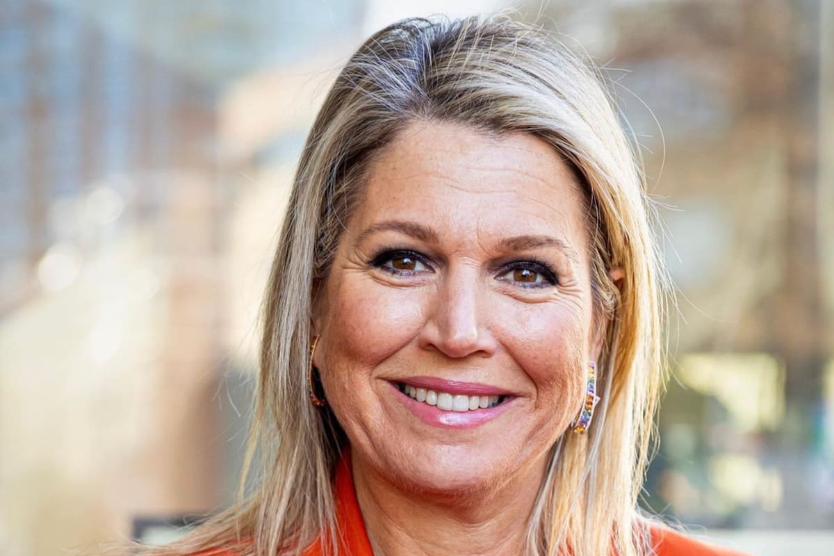 La reina Máxima llegó al país acompañado de su marido, el rey Guillermo Alejandro, y sus tres hijas