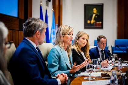 La reina Máxima mantuvo reuniones en Washington D. C. en su rol de Defensora Especial del Secretario General de las Naciones Unidas para la Salud Financiera (UNSGSA) (Foto: Instagram @unsgsa)