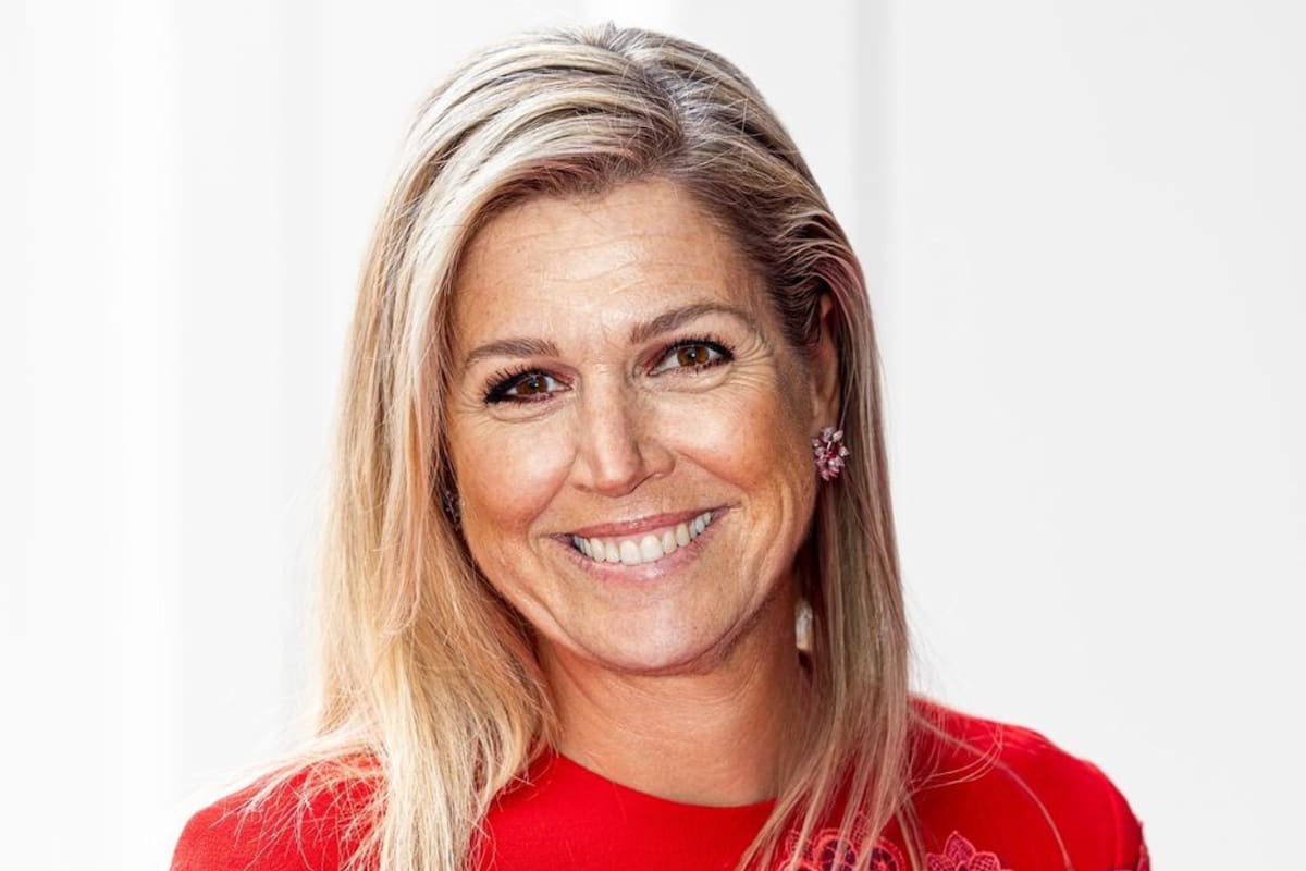 La reina Máxima se lució en "modo científica" durante una actividad de esta semana (Foto: Instagram @patrickvkatwijk)