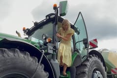 Máxima Zorreguieta volvió a salirse del protocolo y sorprendió a todos al manejar un tractor