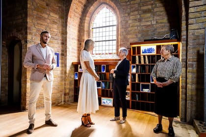 La reina Máxima visitó el Barrio del Monasterio en la localidad de Veghel (Foto: Instagram @koninklijkhuis)