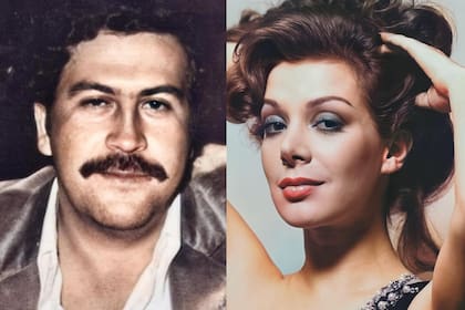 La relación de Pablo Escobar y Virginia Vallejo duró cinco años (Instagram/@virginiavallejogarcia_,@pablo_escobar__gaviria1)