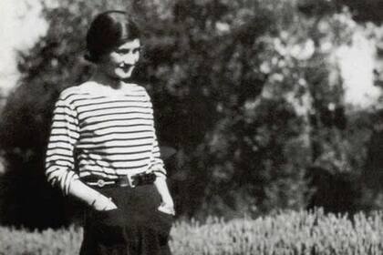 La remera a rayas, ya en 1917