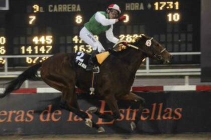 La Renoleta emigró luego de imponerse en el Estrellas Distaff (G1), en Palermo
