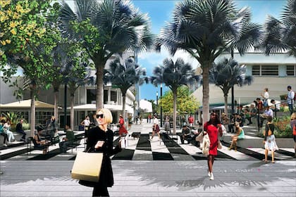 La renovación en Miami modernizará el paseo peatonal de Lincoln Road, desde la avenida Washington hasta la avenida Lenox