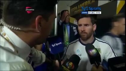 La renuncia de Lionel Messi en 2016