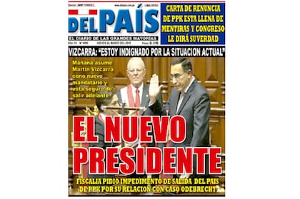 La renuncia de PPK: así reflejaron los diarios de Perú la noticia