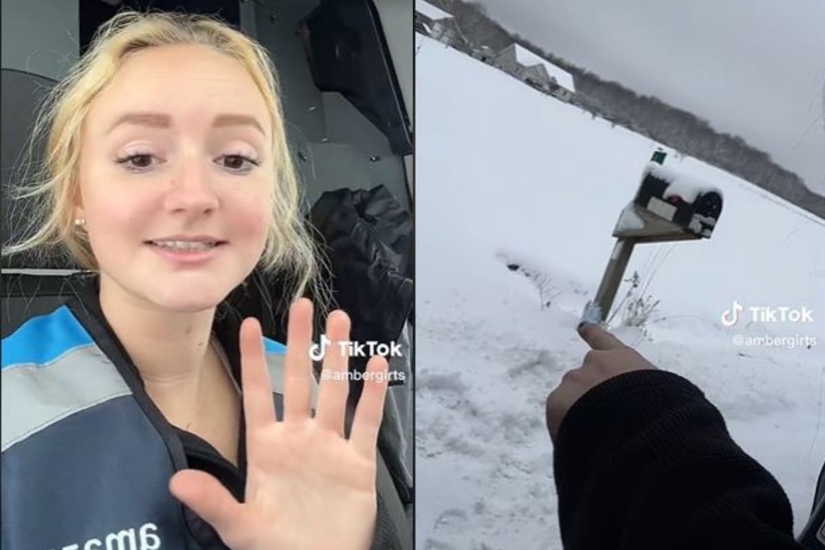 La repartidora de Amazon inició un debate por su declaración en TikTok