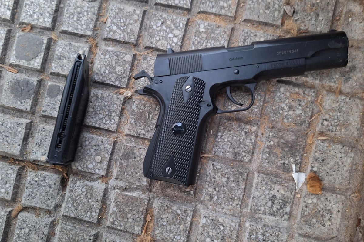La réplica de arma secuestrada en el caso que derivó en la inconstitucional del régimen penal juvenil