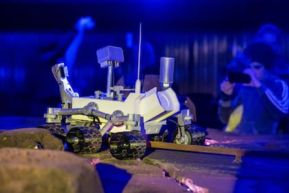 La réplica se puede ver en el Planetario