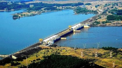 La represa Salto Grande.