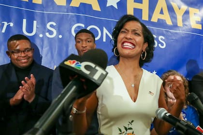 La representante electa, Jahana Hayes