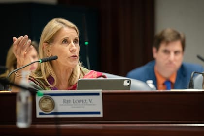 La representante republicana Vicki López criticó duramente la gestión de DeSantis: declaró que si realmente buscaba eficiencia gubernamental, su presupuesto lo reflejaría