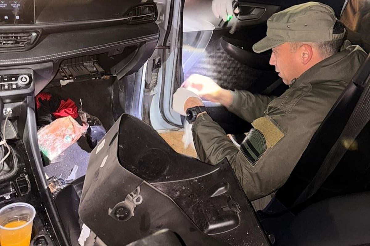 La requisa que permitió hallar la cocaína
