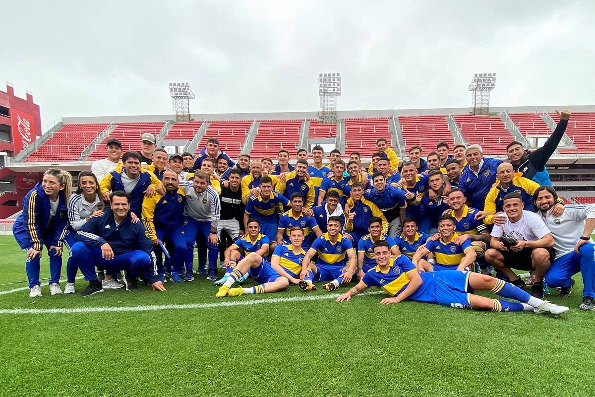 La reserva campeona de Boca, en la cancha de Independiente.