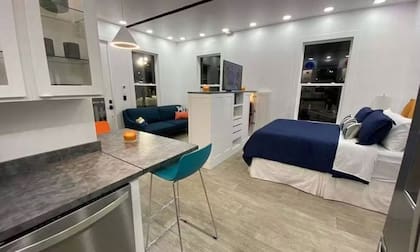 La residencia elegida por Musk fue una Boxabl Casita, un modelo prefabricado de 37 metros cuadrado
