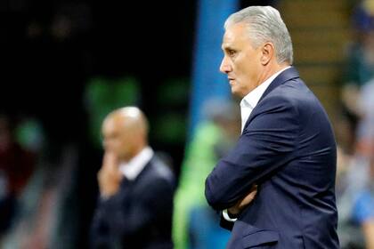 La resignación de Tite en la derrota frente a Bélgica en los cuartos de final