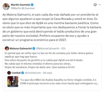 La respuesta de Guzmán