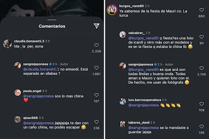 La respuesta de la China Suárez a dos de los comentarios negativos que recibió (Foto: Captura Instagram @sangrejaponesa)