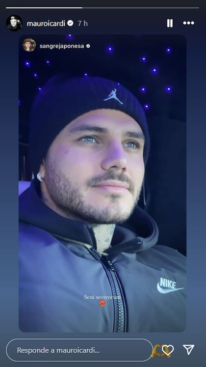 La respuesta de Mauro no tardó en llegar (Captura: Instagram @mauroicardi)