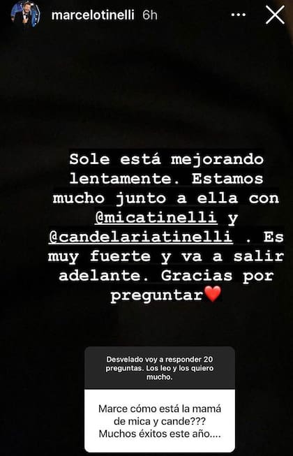 La respuesta del conductor a una pregunta que le hicieron a través de las redes sociales
