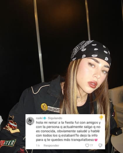 La respuesta que dio Nicki Nicole cuando una usuaria de TikTok aseguró que la vio con Enzo Fernández en un boliche (Foto: Instagram @nicki.nicole)