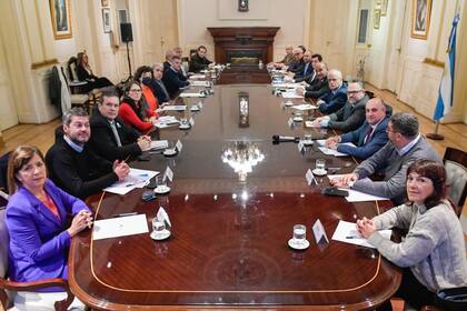 La reunión de gabinete de hoy, en la Casa Rosada; allí expuso Guzmán sobre su plan anti inflacionario