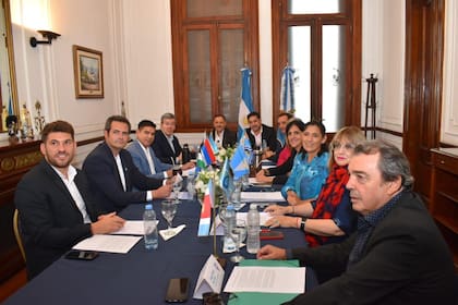 La reunión de ministros de Desarrollo Social se realizó en la Casa de la Provincia de La Rioja, Ricardo Quintela como anfitrión.