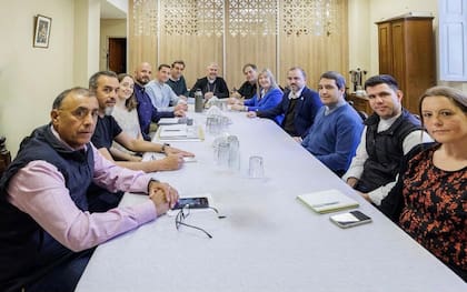 La reunión del arzobispo de Mercedes-Luján, monseñor Jorge Eduardo Scheinig, con autoridades bonaerenses